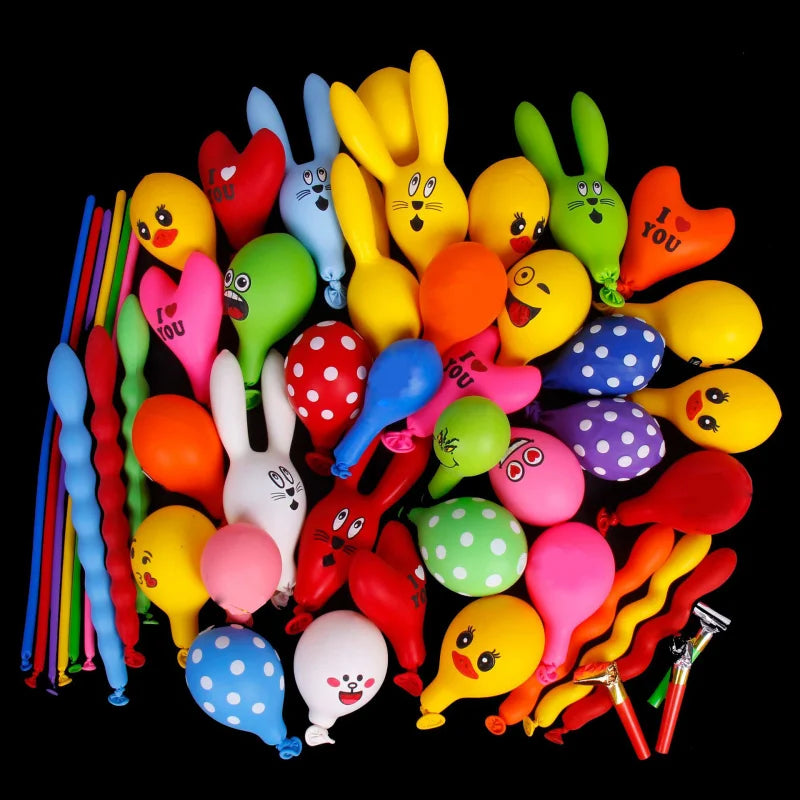 Cartoon Animal Duck Rabbit Helium Inflatable Balloons No Gas Pump Provided for Decoration