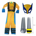Movie Deluxe Child Mask Jumpsuit Superhero Cosplay Costume Halloween Christmas Kids New Year Costume Superhero Fantasy