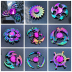 Dragon Wings Hand Spinner Alloy Low Noise Metal Rainbow Finger Spinner Anti-Anxiety High Speed Fingertip Gyro Birthday Gift
