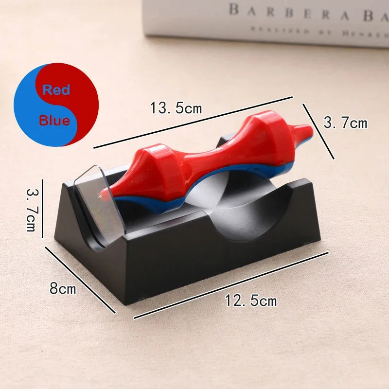 Battery-Free Magnetic Levitation Rotating Roller Novelty Science Experiment Desktop Decor Educational Fidget Toy Home Gift