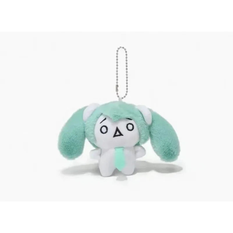 Hatsune Miku Anime Kawaii Mini Q Version Student School Bag Plush Doll Pendant Doll Keychain Girl Gift Accessories for Friends