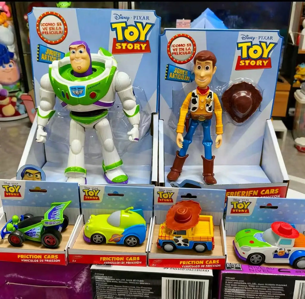 Cartoon Toy Story 3 Buzz Lightyear Woody Anime Figure Desktop Toy Model Ornament Children Doll Collectibles Surprise Holidaygift