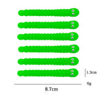 12/24 Pcs Mini Colorful Soft Caterpillars Kids Birthday Party Supplies Pinata Fillers Halloween Decoration Classroom Prize Gifts