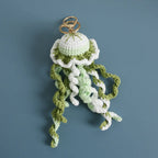 Ocean Series Animal Doll Crochet Keychain Handmaking Knitted Tropical Fish Keyrings Crochet Shark Doll Keychain Custom Accessory
