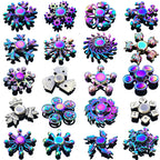 Rainbow Fidget Metal Spinner Colorful Finger Spinners High Speed Hand Spinners Fidget Toys for Stress Anxiety Relief for Adults