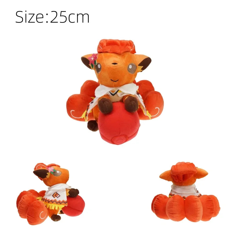 New Pokemon Plush Toys Garchomp Groudon Primal Charizard Vulpix Koraidon Miraidon Gyarados Soft Stuffed Animals Toys Kids Gifts