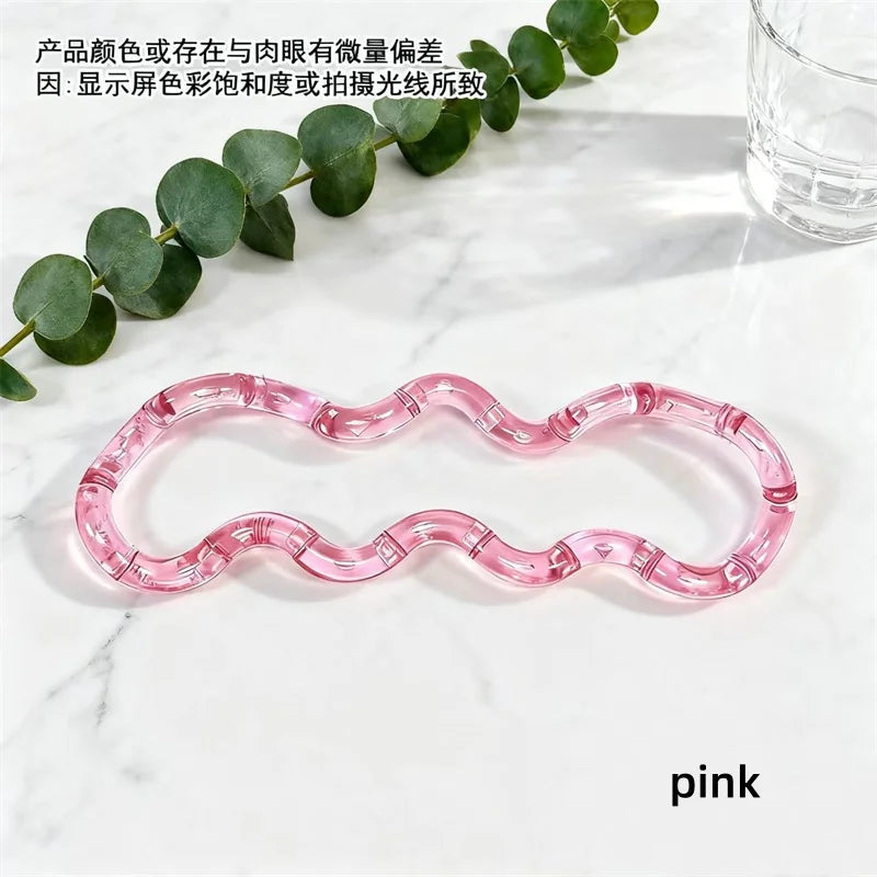 Deformable Rope Fidget Toy Deformation Rope Knot Pressure Stress Relief Toys Rrainbow Color Anti Stress Deformable Rope Best Toy