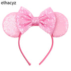 2026 Chic Embroidery Sequin Ears Headband Classical DOT Bow Hairband For Girls Women Party Head Wear Kids DIY Hair Accessories