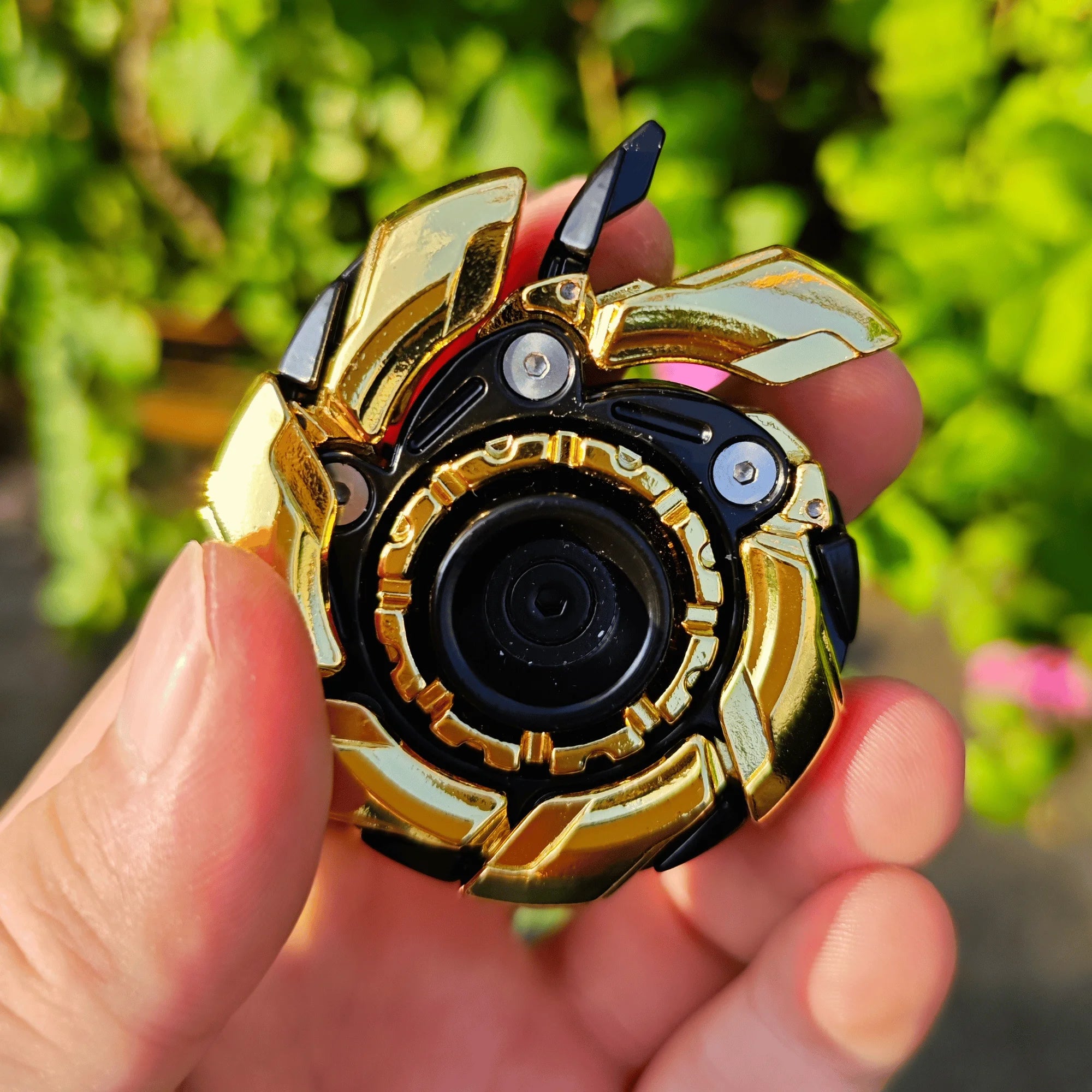 EDC Fidget Sliders Fidget Toys Stress Relief For Adults Magnetic Metal Fidgety Mood Buster Open Armor Spinning TopFidget Toys