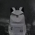 Trendy Men's Minimalist Backpack Versatile Backpack Large Capacity Student Backpack Computer Travel Bag Washable  Backpack