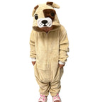 Cartoon Kigurumi For Children Kids' Animal Onesie Pyjamas Dog Wolf Dragon Dinosaur Halloween Carnival One-piece Costume Homewear