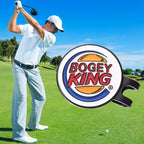 Bogey Ball King Creative Golf Hat Clips Magnetic Golf Ball Marker Cap Clip Trendy Decorative Jewelry Gift for Golf Lover