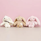 15cm Women's Rabbit Fur Keychain Bag Car Pendant Jewelry Decoration Fashionable Accessory for Bags And Gifts