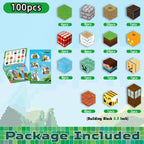 Magnetic Building Blocks Mine World Magnetic Forest House Brick Cube Toys Set STEM Sensory 2025 Best Gift for 3+ Boy Girl Kid