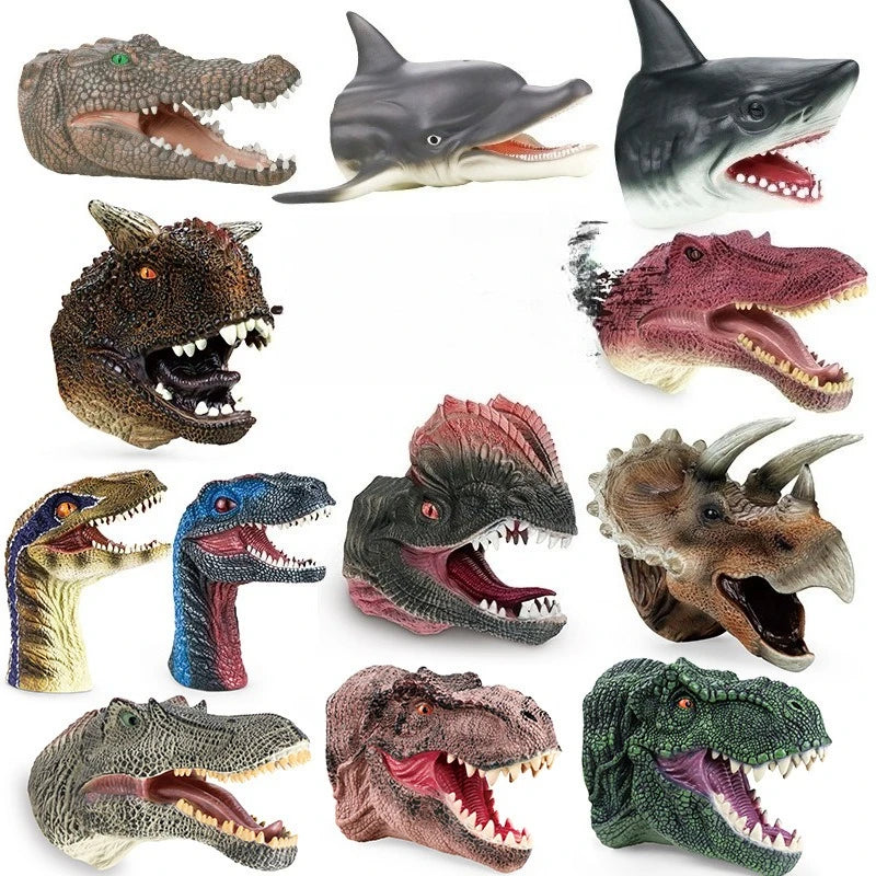 Scientific and Educational Cognitive Glove Model, Simulated Dinosaur, Children's Interactive Entertainment Hand Puppet Toy