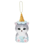 12cm Cattoon Anime Global Travel Styles Mofusand Plush Doll Toys Stuffed Animals Keychain Small Pendant Christmas Birthday Gifts