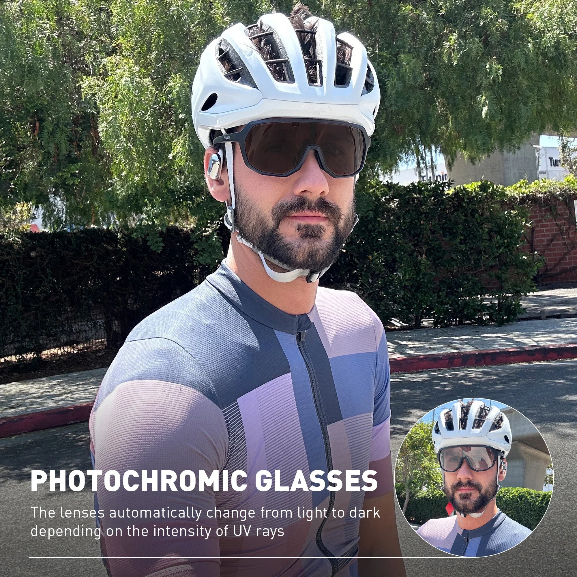 SCVCN Hiking Eyewear Sports Glasses for Men MTB Bike Bicycle Sports UV400 Hunting Driving Cycling Glasses Fashion Sunglasses