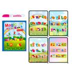 Children Early Education Toys Magical Book with Pen Water Drawing Montessori Toys Gift Reusable Coloring Book Magic Drawing Book