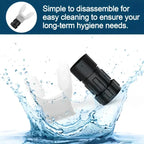 Portable Lung Breathing Exerciser Adjustable Resistance Respiratory Trainer