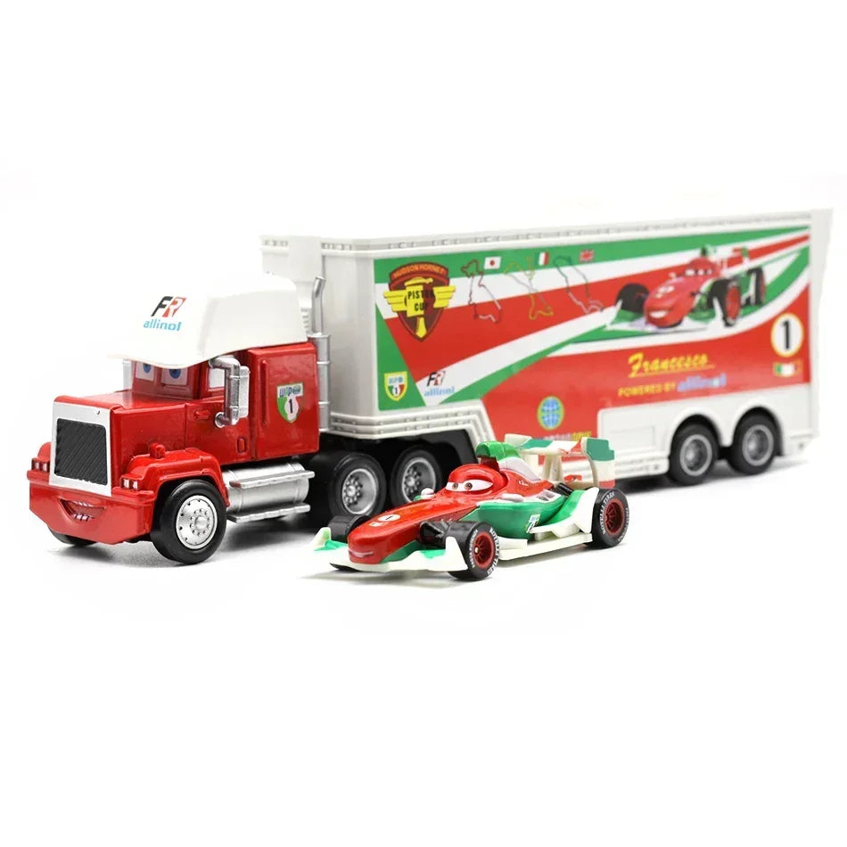 HOT Pixar Car Truck Model Toys Lightning McQueen The King Ramirez Mini Die Casting Truck Model Kids Toy Birthday NEW YEAR Gif