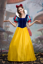 Cartoon Princess Snow White Halloween Party Costume Adult Cosplay Plus Size Dress Girl Princess Dress Women Adult ClothingCartoo