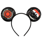 Disney Pixar Cars Kawaii Ear Headbands for Adults Lightning McQueen Hairband Cars on The Road Headwear Girl Bow Hair Accessories