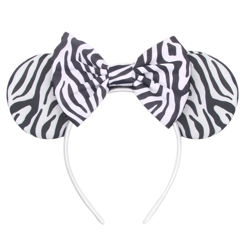 2026 Trip Mouse Ears Headband for Girls Women Sequin Castle 5"Bow Hairband Festival Party Cosplay DIY Hair Accessories