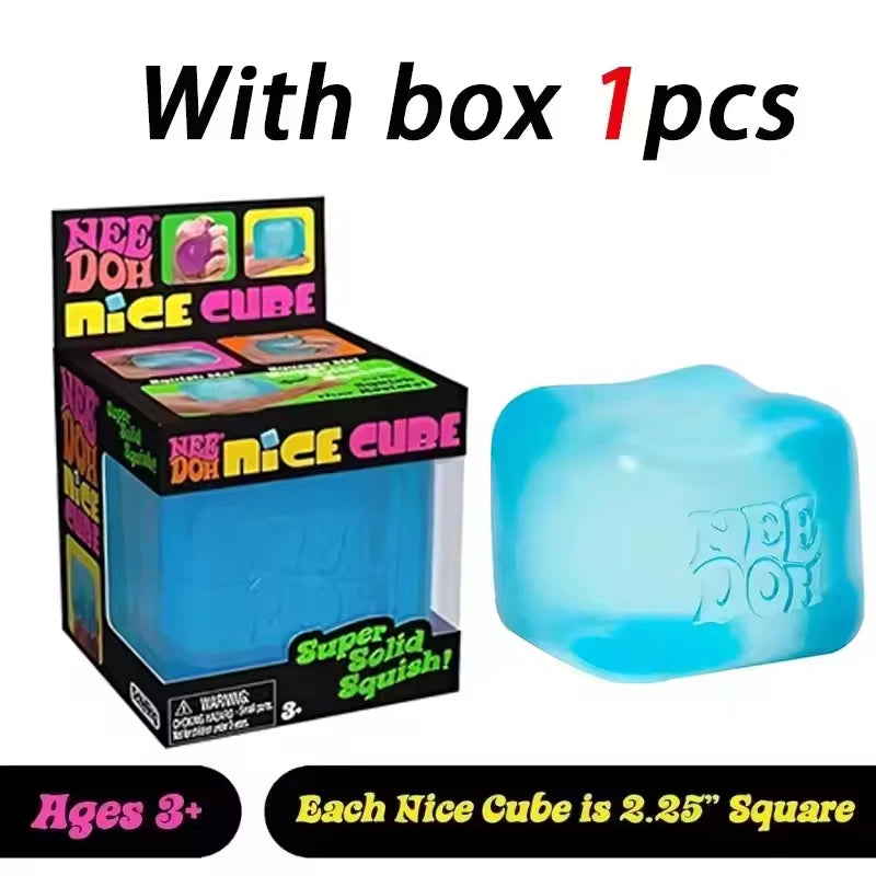 2026 NeeDOH Model Soft Squishy Toy Nice Cube Sensory Stress Reliever Fidget Tool for Anxiety for Adults & Kids Premium in  Stock