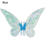 Butterfly Fairy Wings Costume Women Girls Sparkle Princess Angel Wing for Halloween Party Favor Cosplay Costume Dress Up Props