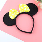 Knot Accessories Minnie Hairbands Favors Mom Lovely Ears Kids Mickey Headbands Hair Boys Party Sequin Baby Birthday Bows Girls