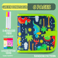 Erasable Doodle Book for KidsToddlers Toys Reusable Drawing Pads with 12 Watercolor Pens Preschool Toy Trip Writing Painting Set