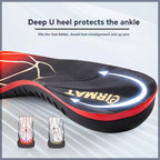 220+ Lbs Heavy Duty High Arch Support Insoles for Men Women Shock Absorbing Shoe Inserts for Flat Feet Standing All Day Insole