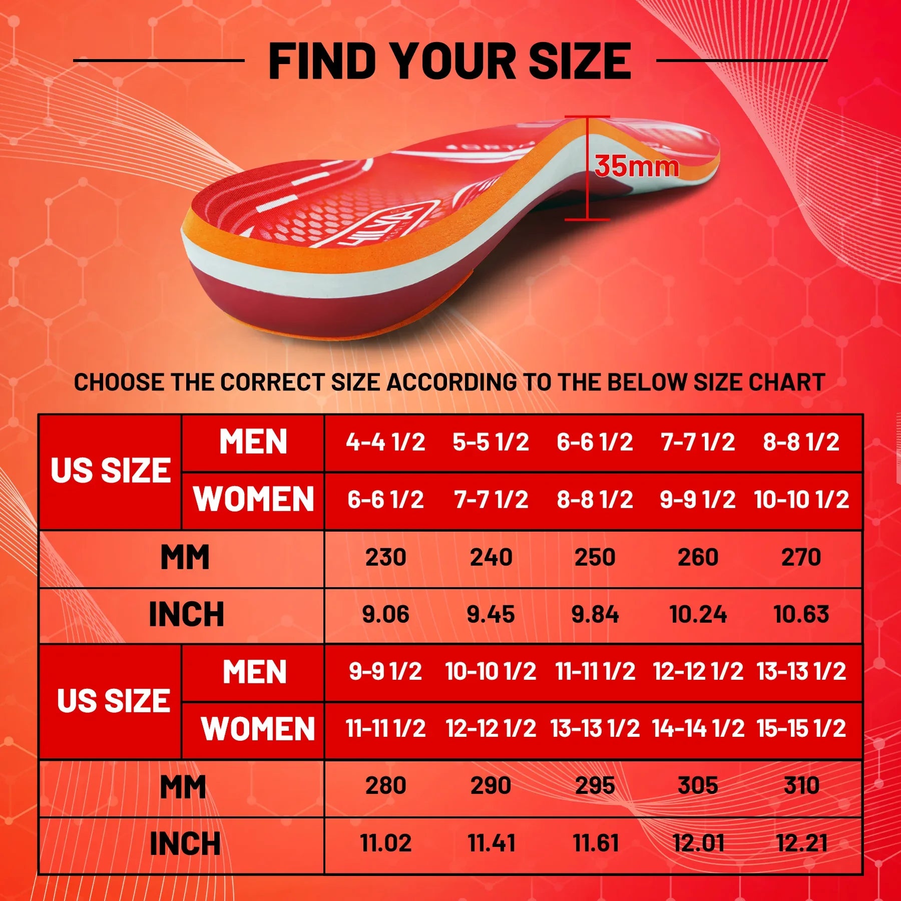 Orthopedic Sport Insole Plantar Fasciitis Flat Foot High Arch Support Men Women Sneaker Orthotic Plantillas Insert Shoe Sole
