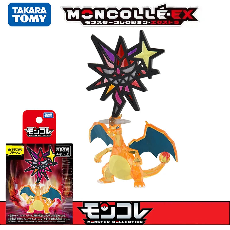 Original Pokemon Figures Shiny 50% Forme Zygarde Mega Rayquaza Terapagos Terastal Form Gigantamax Charizard ML Collection Model