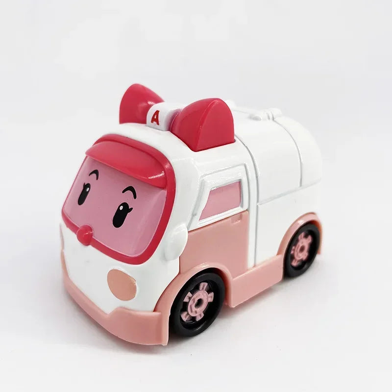 19 Style Silverlit Robocar Korea Kids Toys Robot Roy Haley Anime Metal Action Figure Cartoon Toy Car for Children Best Gift