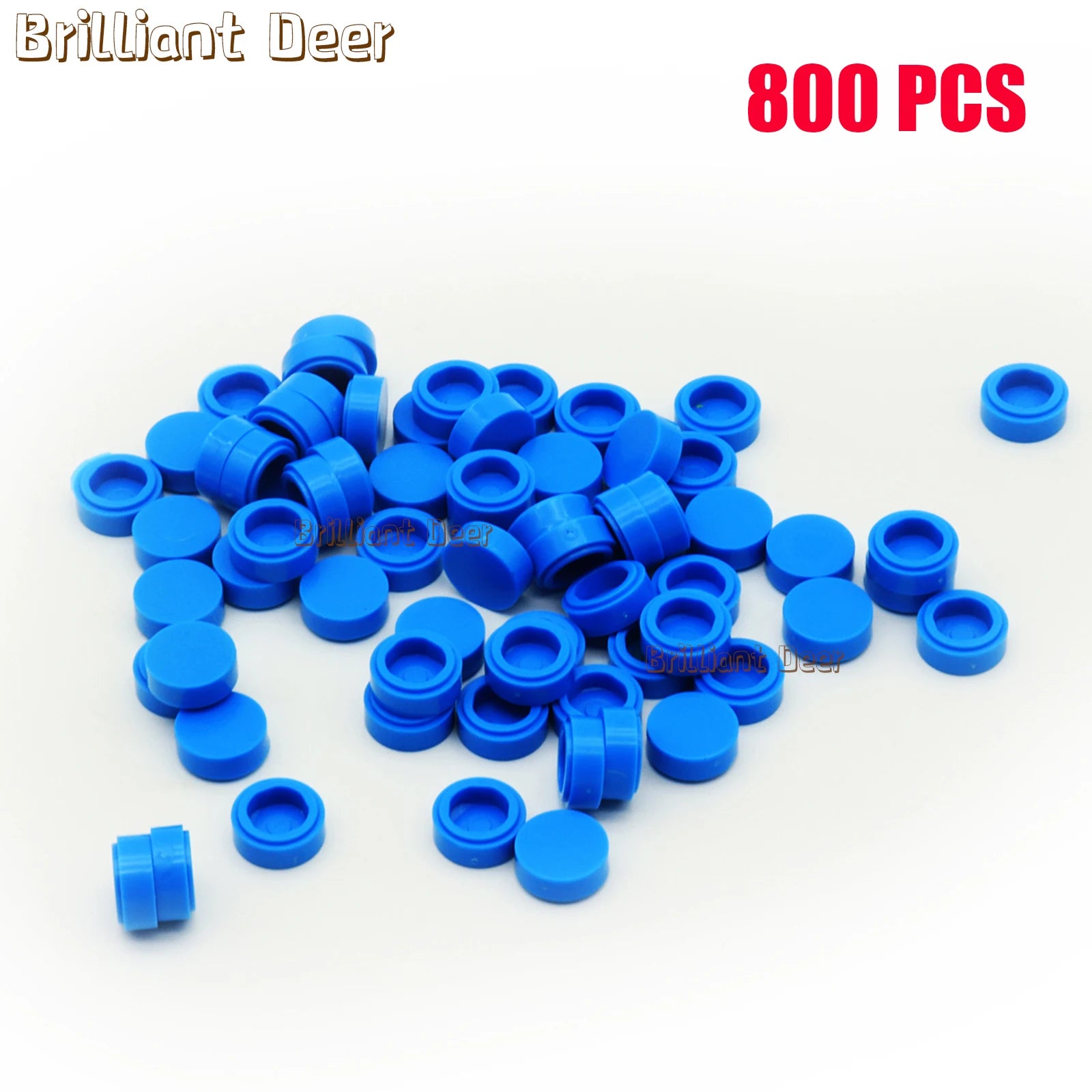 800PCS FLAT Tile 1x1 Dots Round Bricks 35381 98138 MOC DIY Building Blocks Parts for Mosaic Portrait Art Design Children Toys