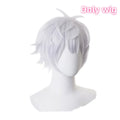 Gojo Satoru Cosplay Costumes pour hommes, Anime  iforme de lycée, Perruque trempée, Costume d'Halloween, Vêtements pour adultes