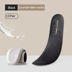 Leather Latex Sports Insole Cowhide Insoles for Shoes Arch Support Shoe Pads Shock Absorbing Plantar Fasciitis Template Inserts