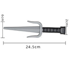 Boys Ninja Deluxe Costume for Kids with Weapon Accessories Kids Kung Fu Outfit Halloween Ideas Gifts with Bayonet Toys