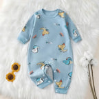 Newborn Baby Romper Autumn New 100% Cotton Girl Boy 0-18M Cute Spring Long Sleeve Soft Infant Clothes