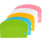 Plastic Scraper Cake Cream Scraper Flour Dough Cutting Knife Intestine Powder Scraper Kitchen DIY Tools Kitchen Baking Tools