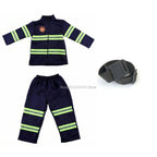 Halloween Kids Firefighter Uniform Children Sam Fireman Role Work Clothing Suit Boy Kids Cosplay Costume Party Costume Gift