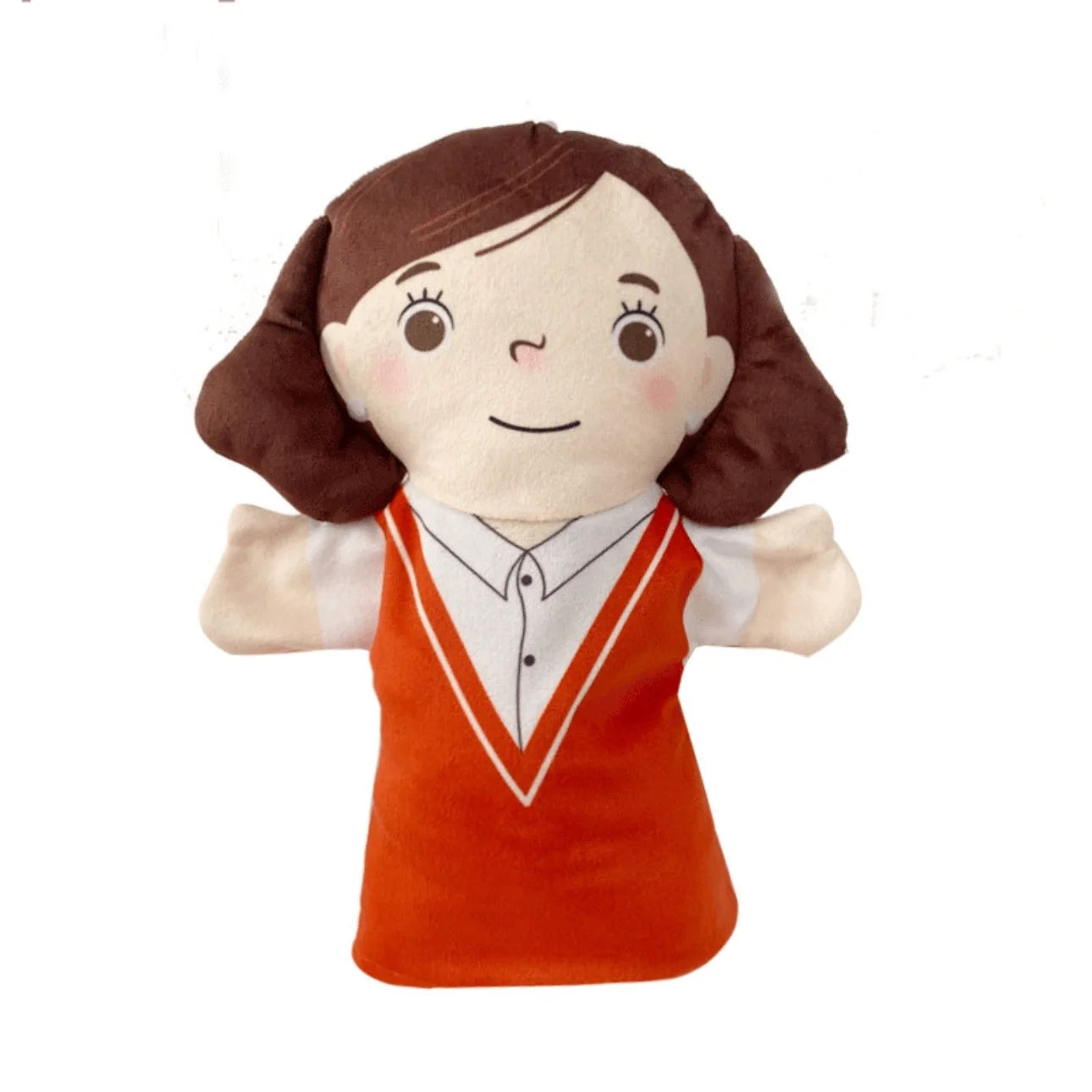 25cm Sweet Family Hand Puppet Dolls Early Education Learning Stuffed Plush Toys Cospaly Hand Finger Puppets for Children Gifts