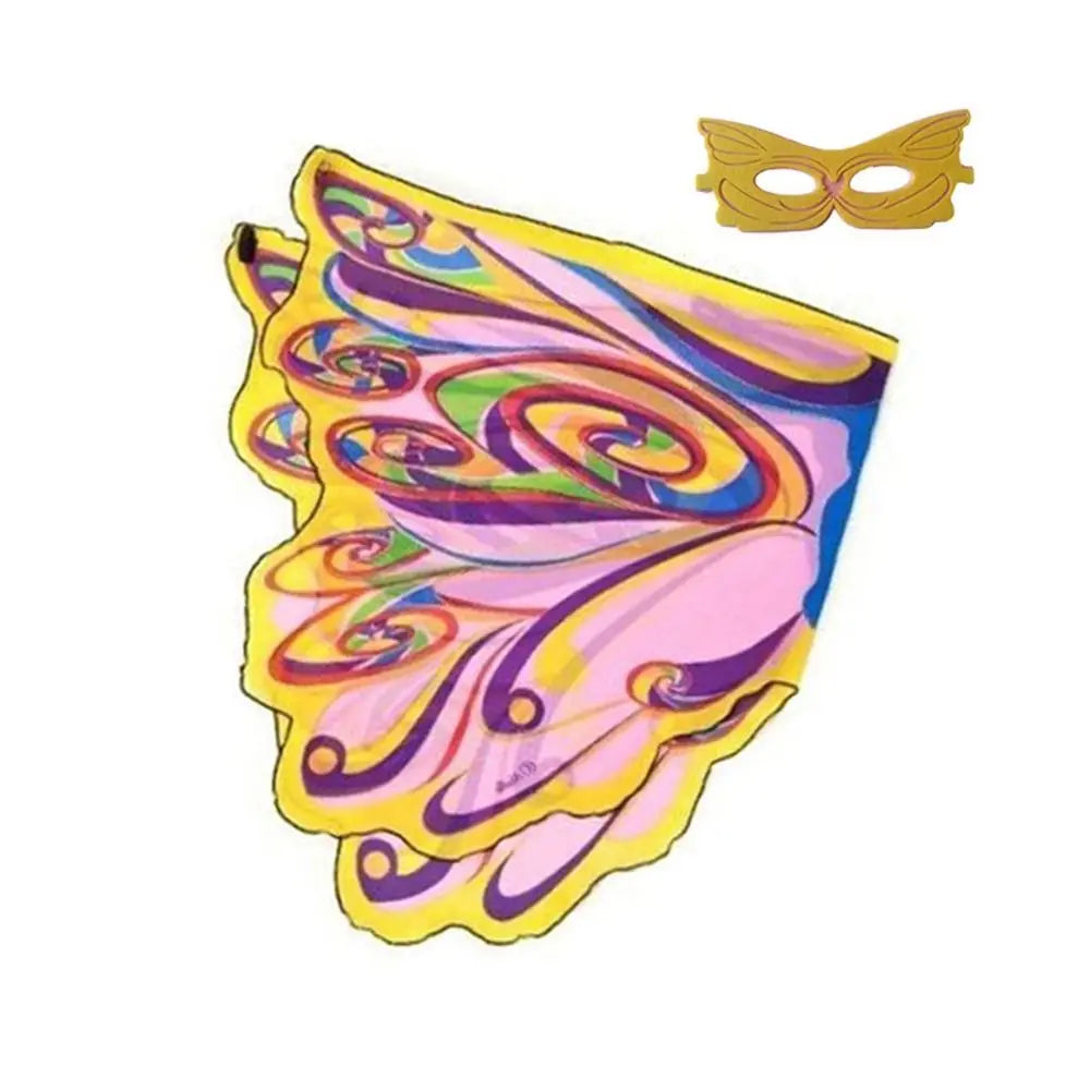 Halloween Kids Butterfly Costume Mask Cloak Children's Butterfly Elf Angel Wings Christmas Stage Cosplay Performance Costumes