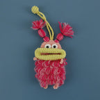 Funny Crochet Keychains Knitting Cute Sausage Mouth Doll Key Holder Knitted Storage Bag Keyrings For Car Keys Wholesale Custom