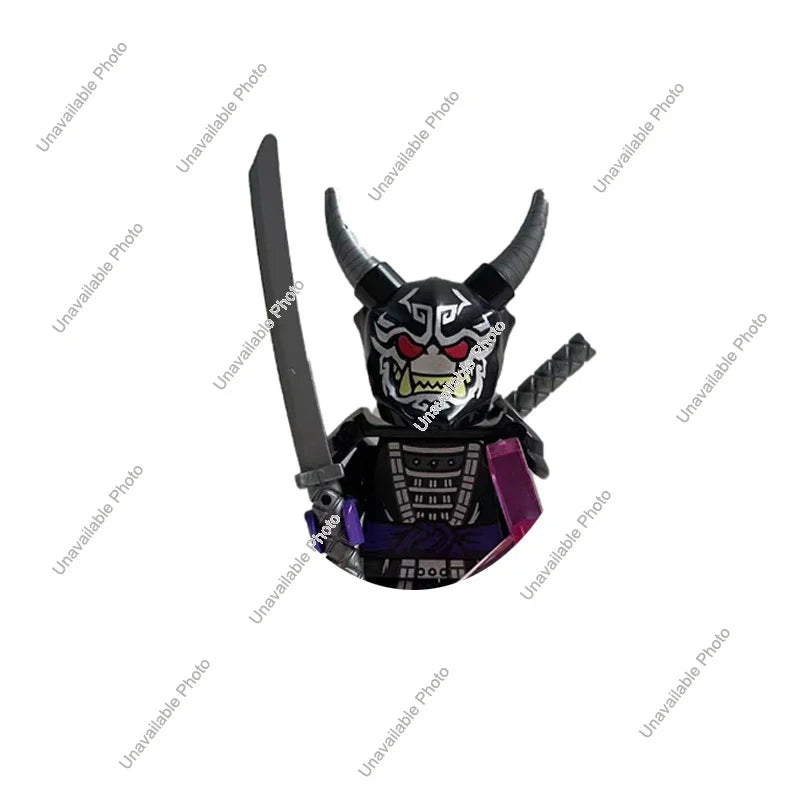Hot Toys Ninja Figures Garmadon Jay Zane Kai Nya Lloyd Samukai Cole Harumi Ultra Violet Pyro Snake Morro Building Block Kids Toy