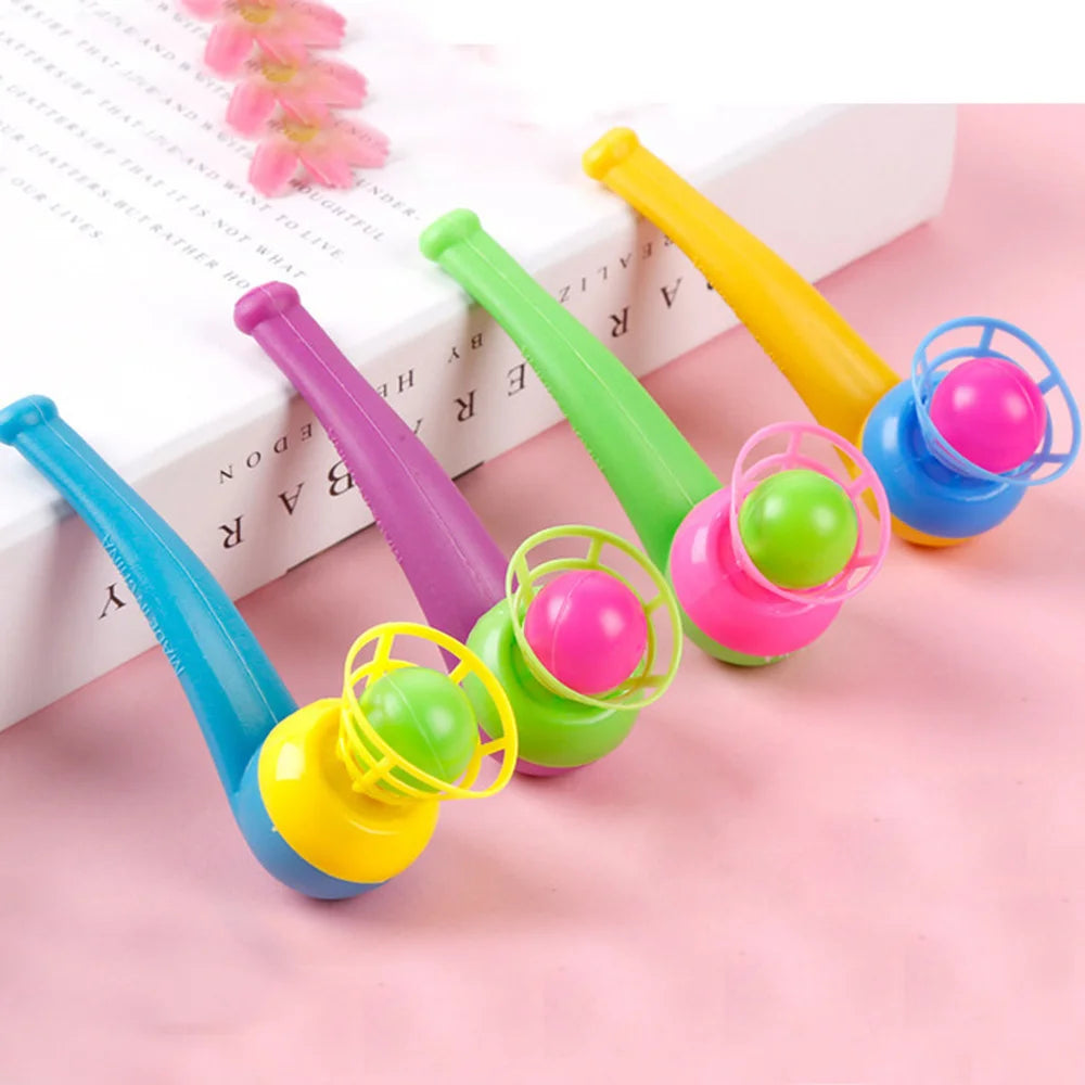 Kids Blowing Ball Balance Game Pipe Toy Set