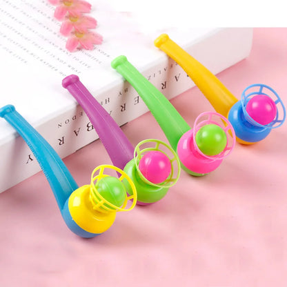 Kids Blowing Ball Balance Game Pipe Toy Set