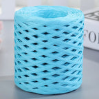 200M Raffia paper rope Straw Yarn For Knitting Crocheting Paper Threads DIY Handmade Summer Sunhat Beach Bag Freeshipping