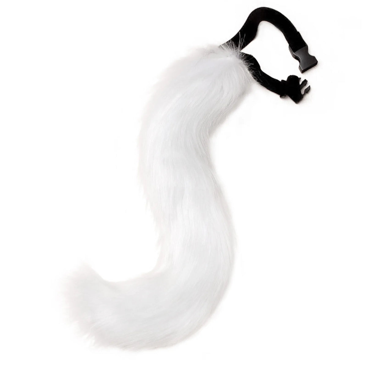 Faux Fur Fox Tail Cat Wolf Cosplay Costume Set with Plush Mask Fluffy Paw Gloves for Halloween And Christmas Party Accessories